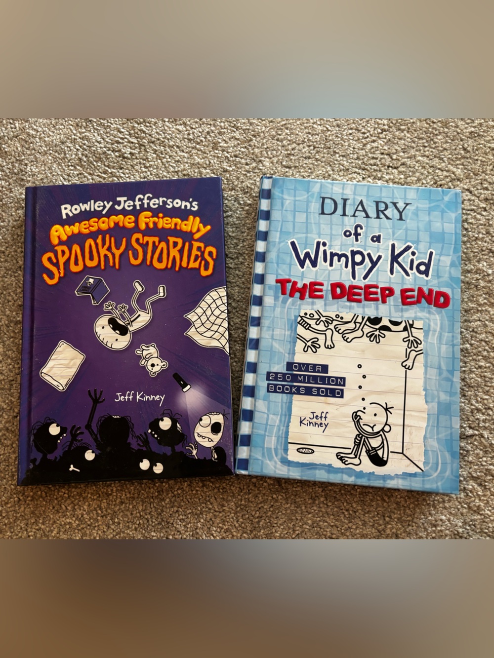 Diary of a Wimpy Kid: The Deep End & Spooky Stories Book Set - hardback